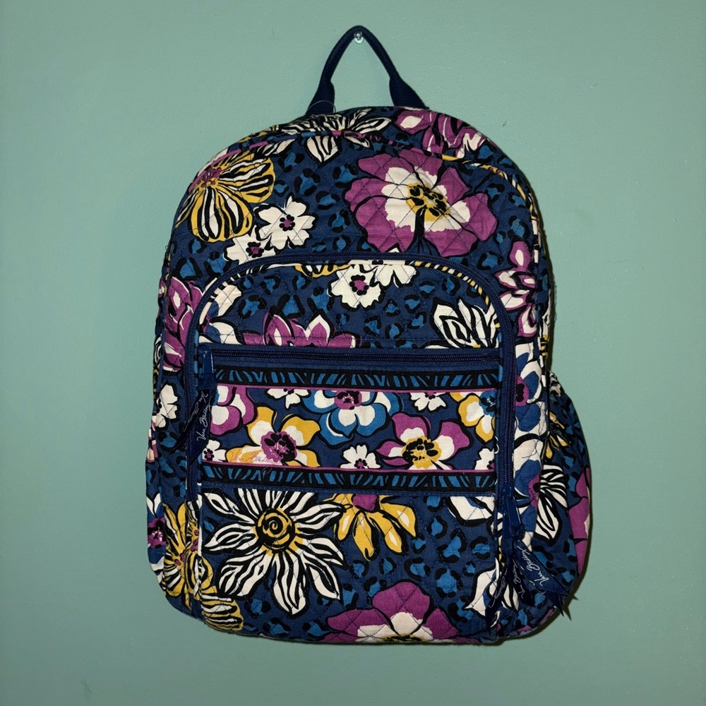 Vera Bradley Women's African Violet Print Campus Back Pack
